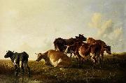 Thomas sidney cooper,R.A. Cattle in the pasture.